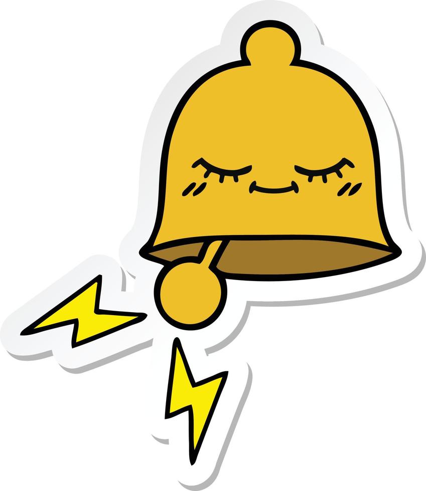 sticker of a cute cartoon ringing bell 8639285 Vector Art at Vecteezy sticker of a cute cartoon ringing bell 8639285 Vector Art at Vecteezy