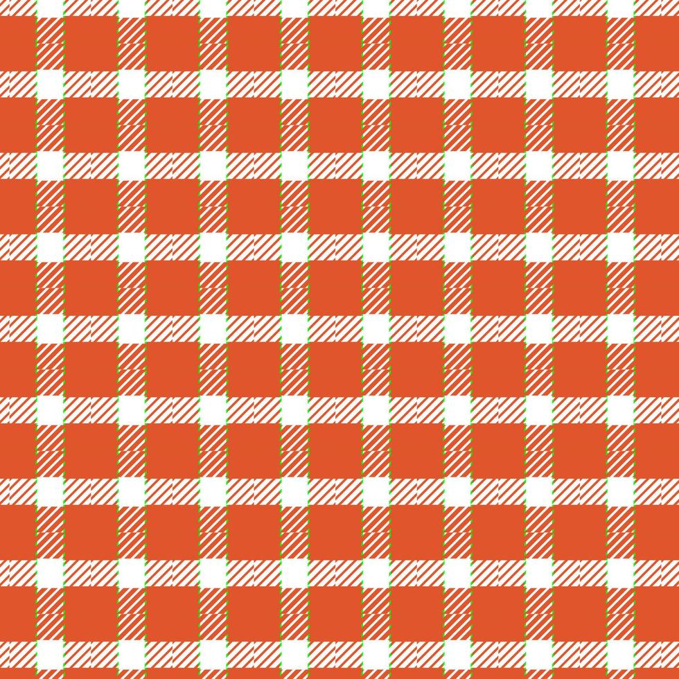 patrón sin costuras a cuadros de tartán tejido escocés rojo y blanco vector