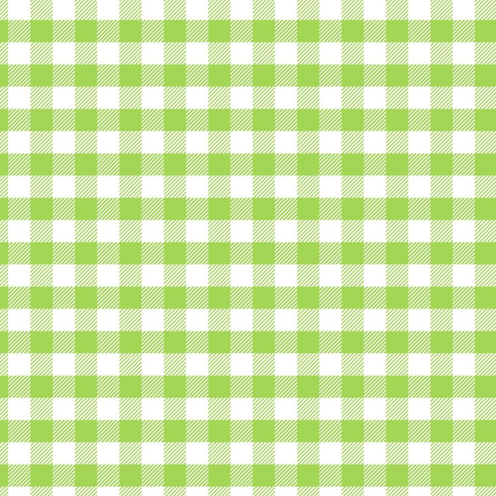 Green and white Scottish Woven Tartan Plaid Seamless Pattern. vector