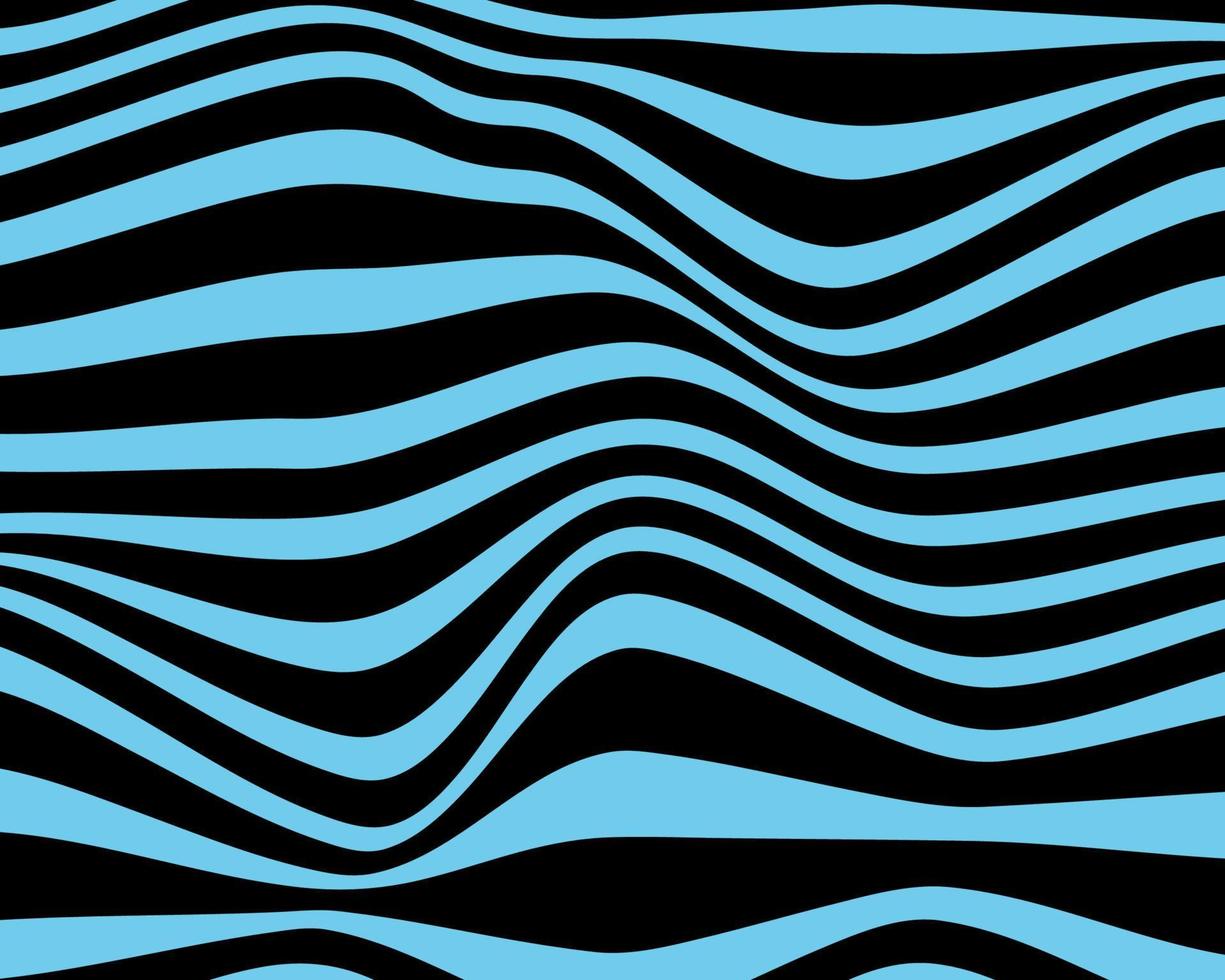 fondo en movimiento de onda abstracta negra y azul. vector