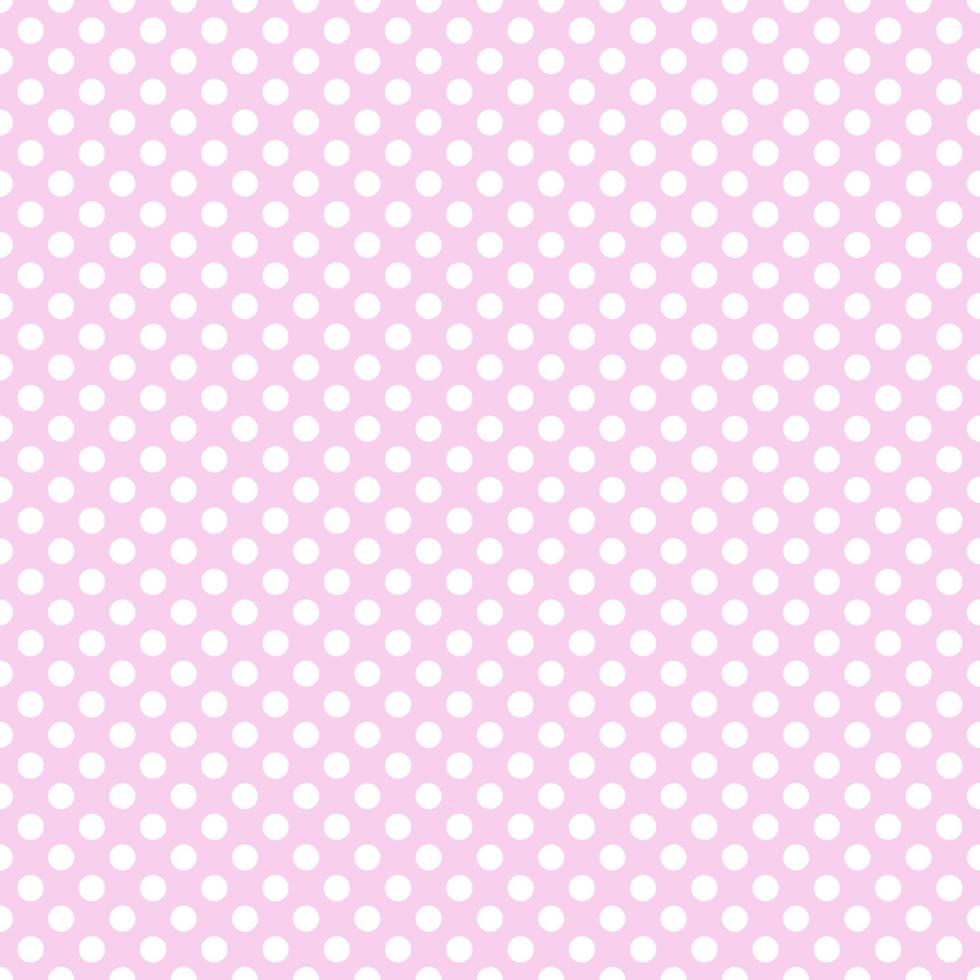small white polka dots on pastel violet pink background vector