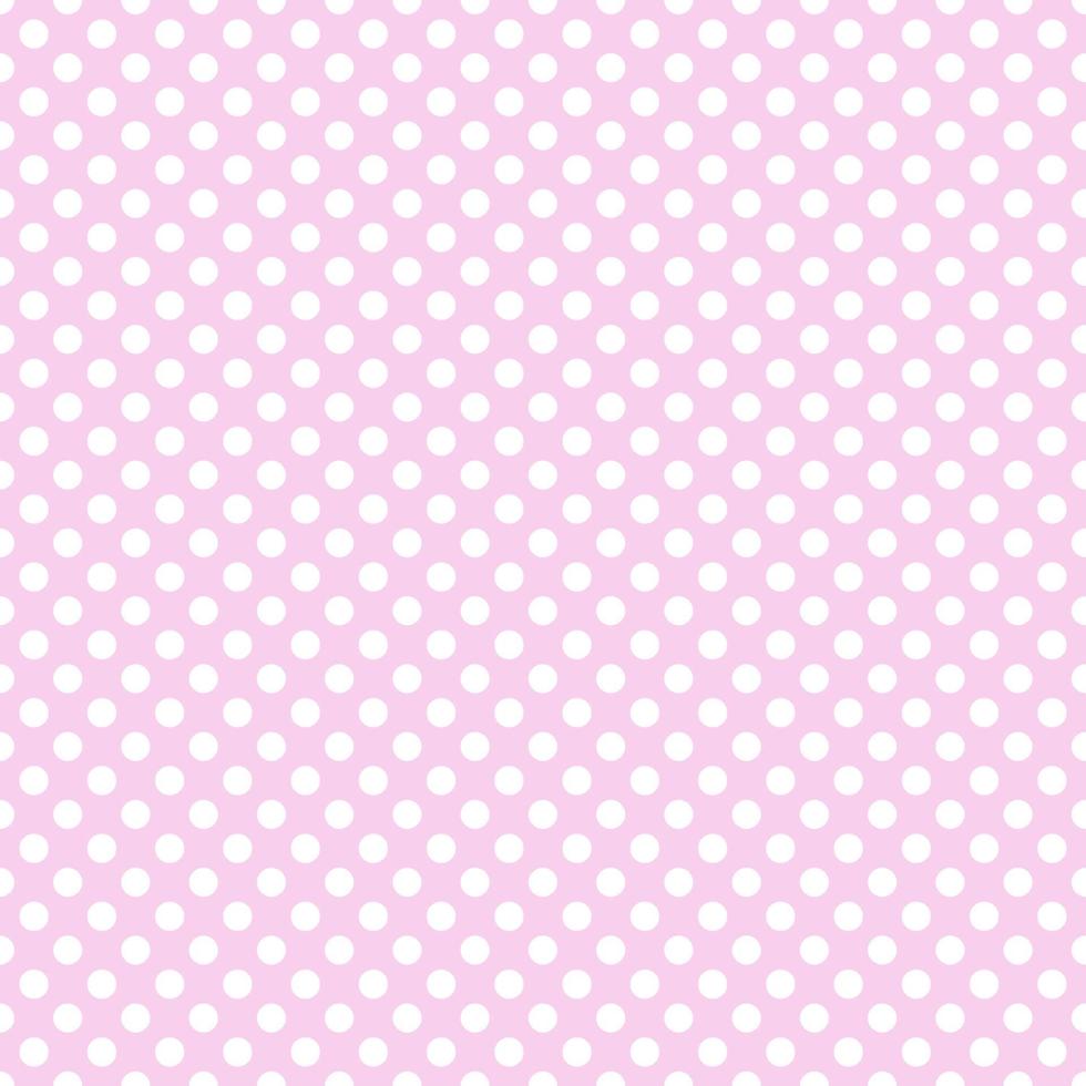 small white polka dots on pastel violet pink background vector