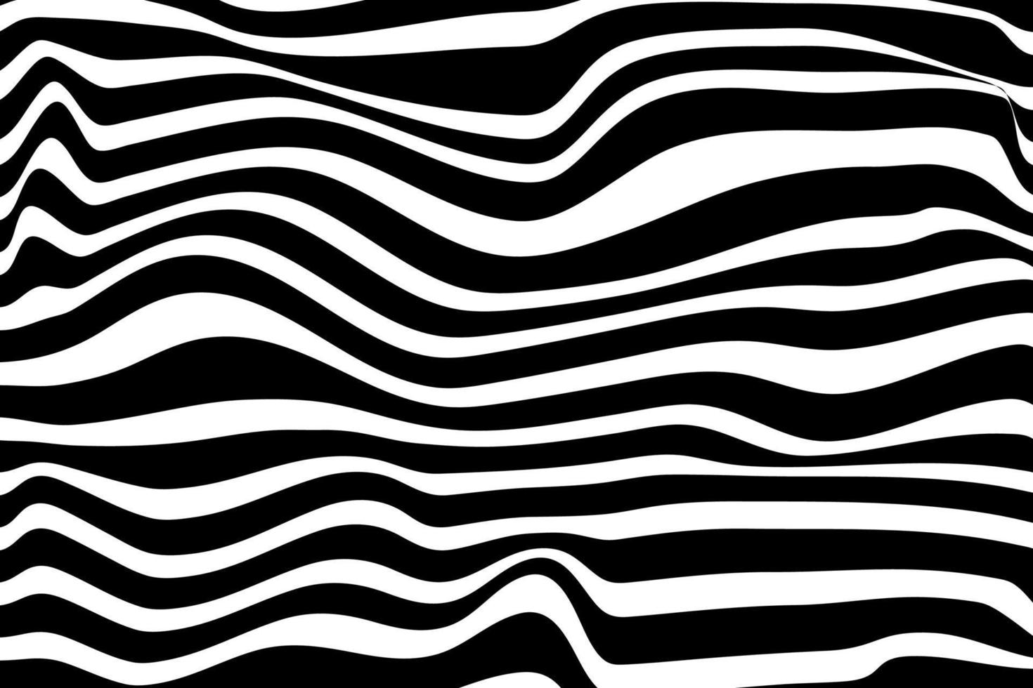 Black and white abstract wave moving background. vector