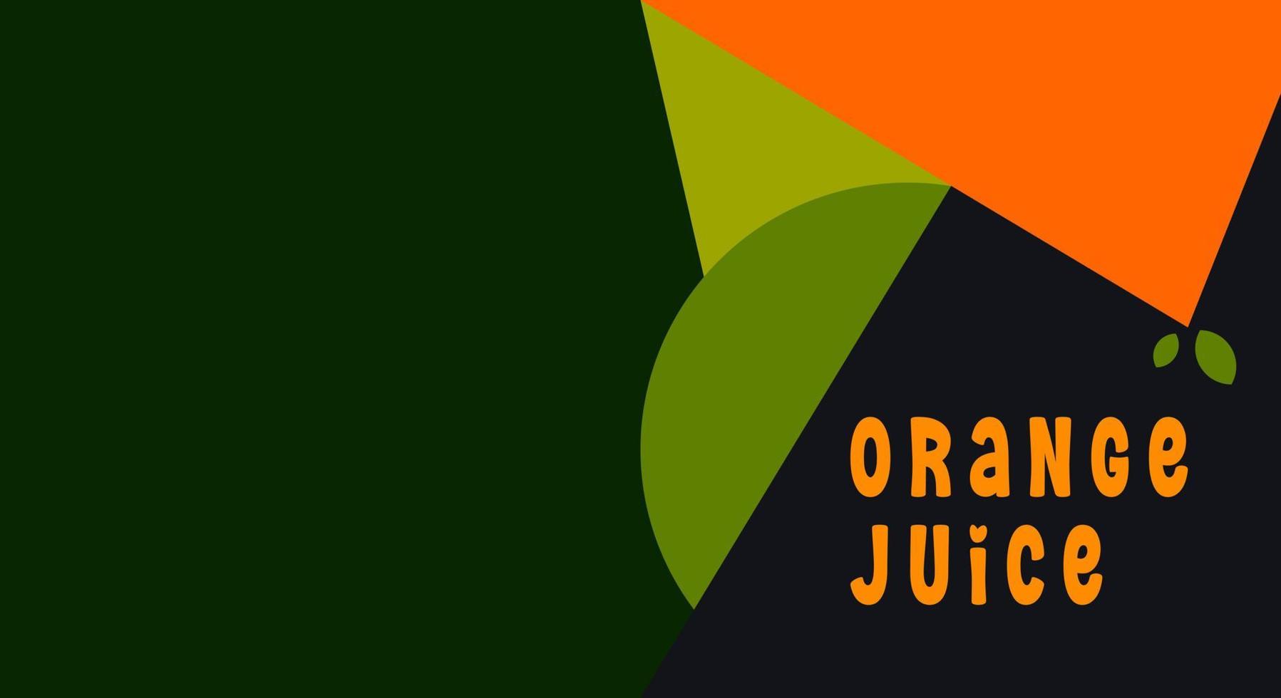 Abstract background of orange fruit color concept, banner, copy space area, layout simpel. solid color vector