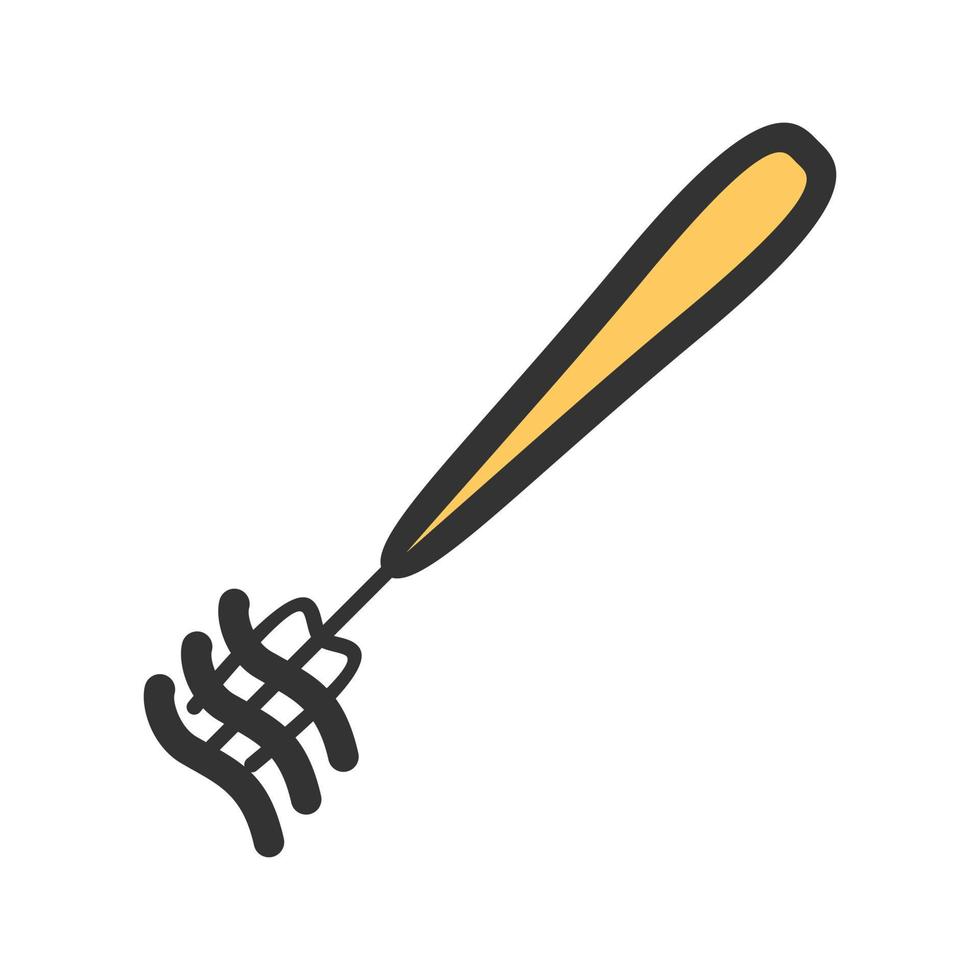 Pasta Filled Line Icon vector