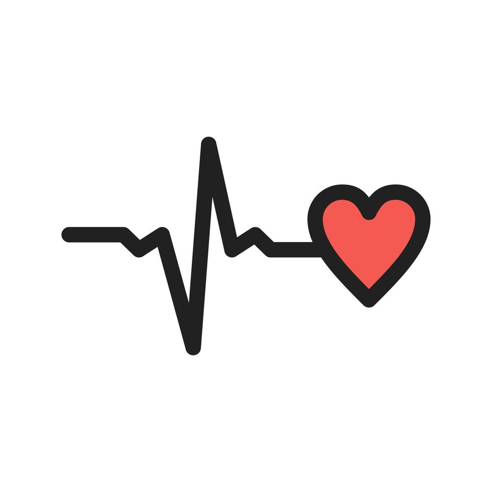 Good Health Filled Line Icon vector