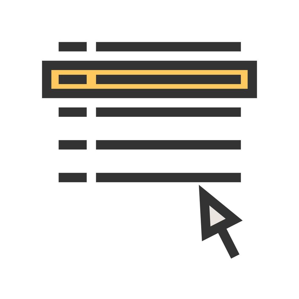 Select File Filled Line Icon vector