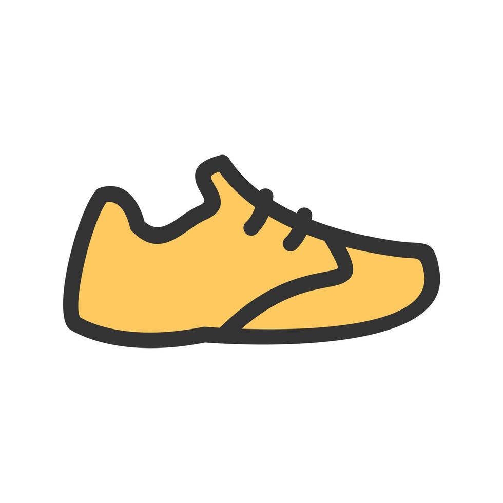 Joggers Filled Line Icon vector