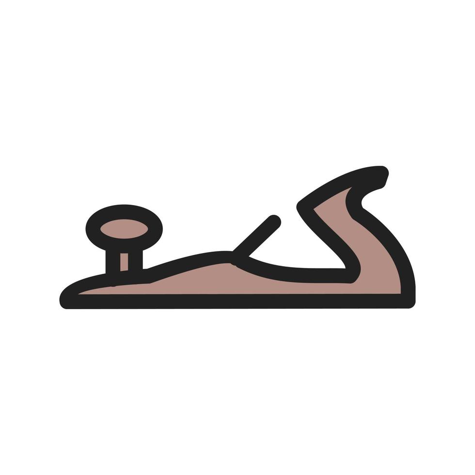 Plane Filled Line Icon vector
