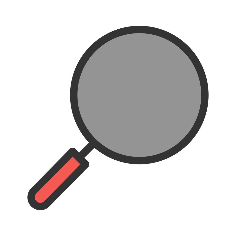 Flat Pan Filled Line Icon vector