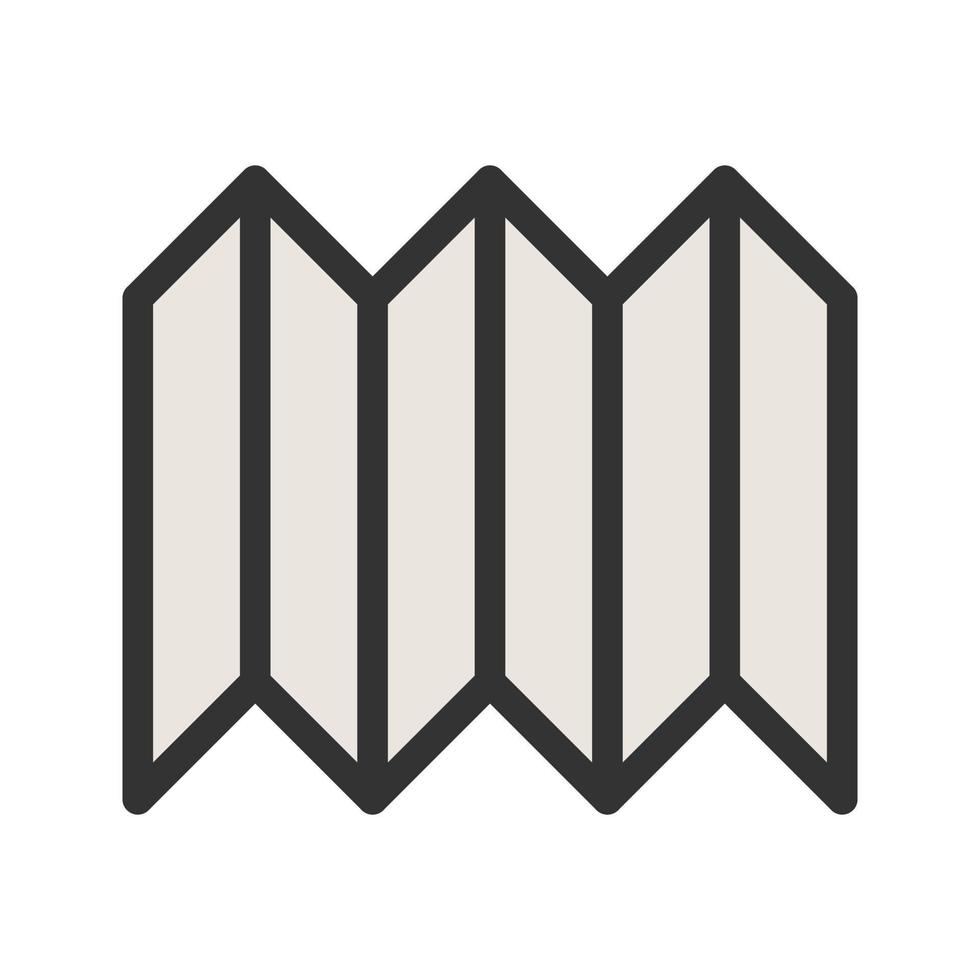 Sheet Filled Line Icon vector