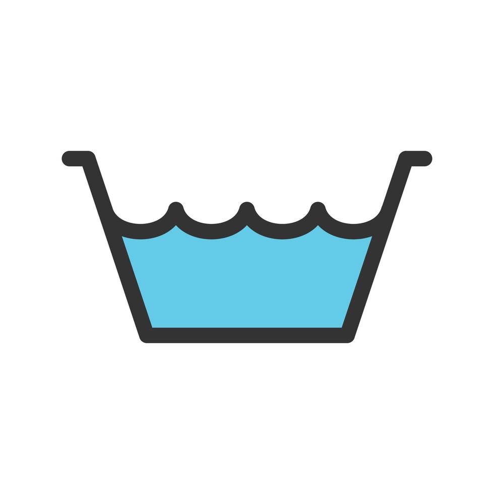 Water in Container Filled Line Icon vector