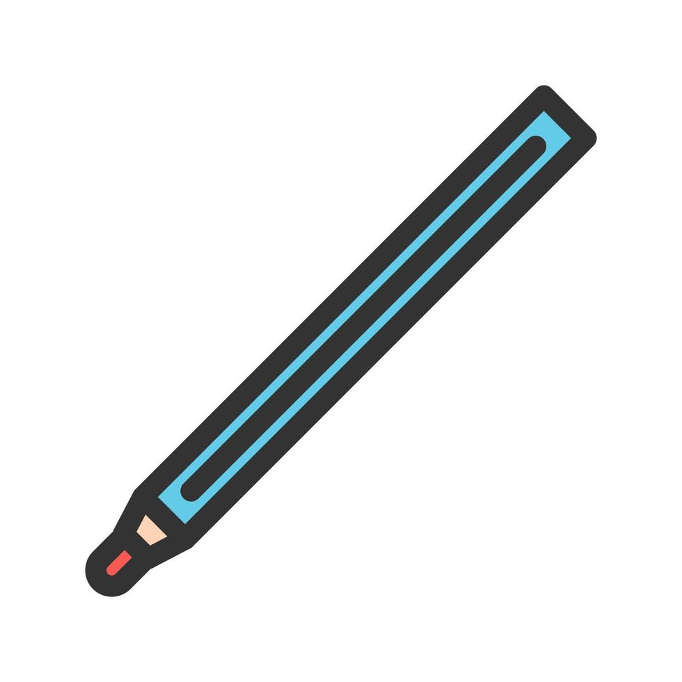 Lip pencils Filled Line Icon vector