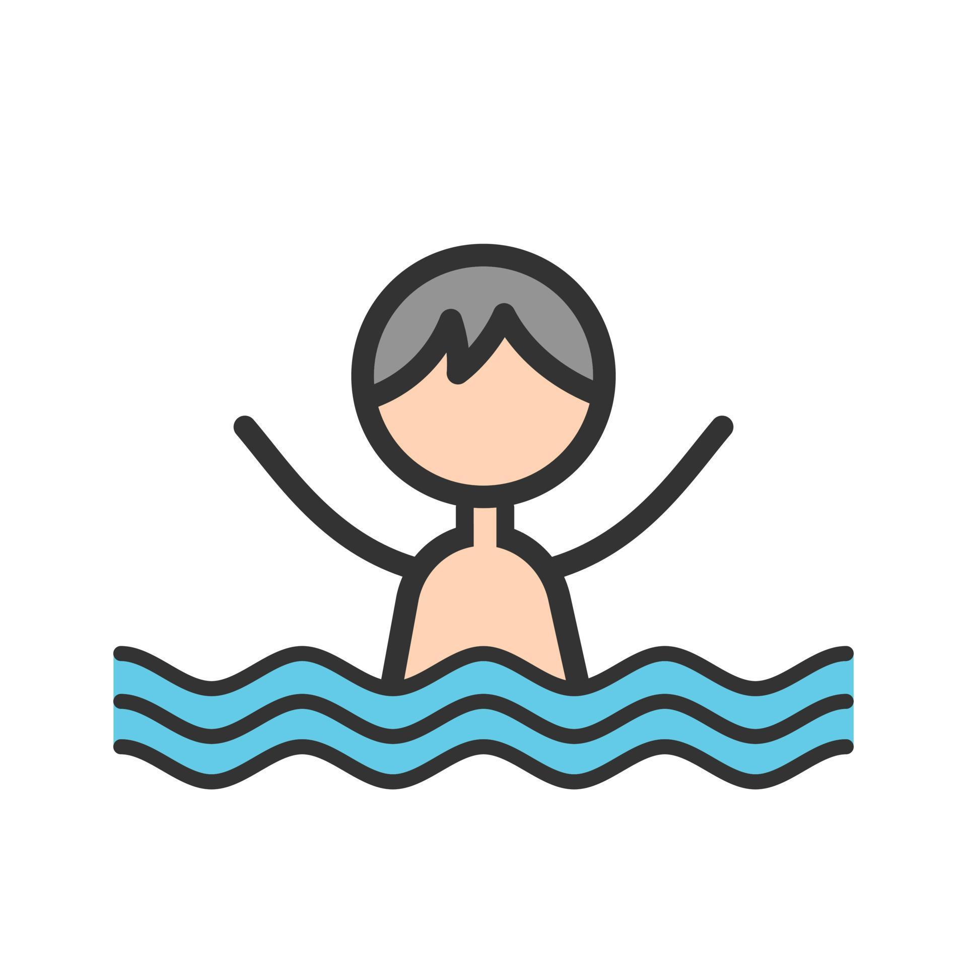 Swimming Filled Line Icon 8645943 Vector Art at Vecteezy