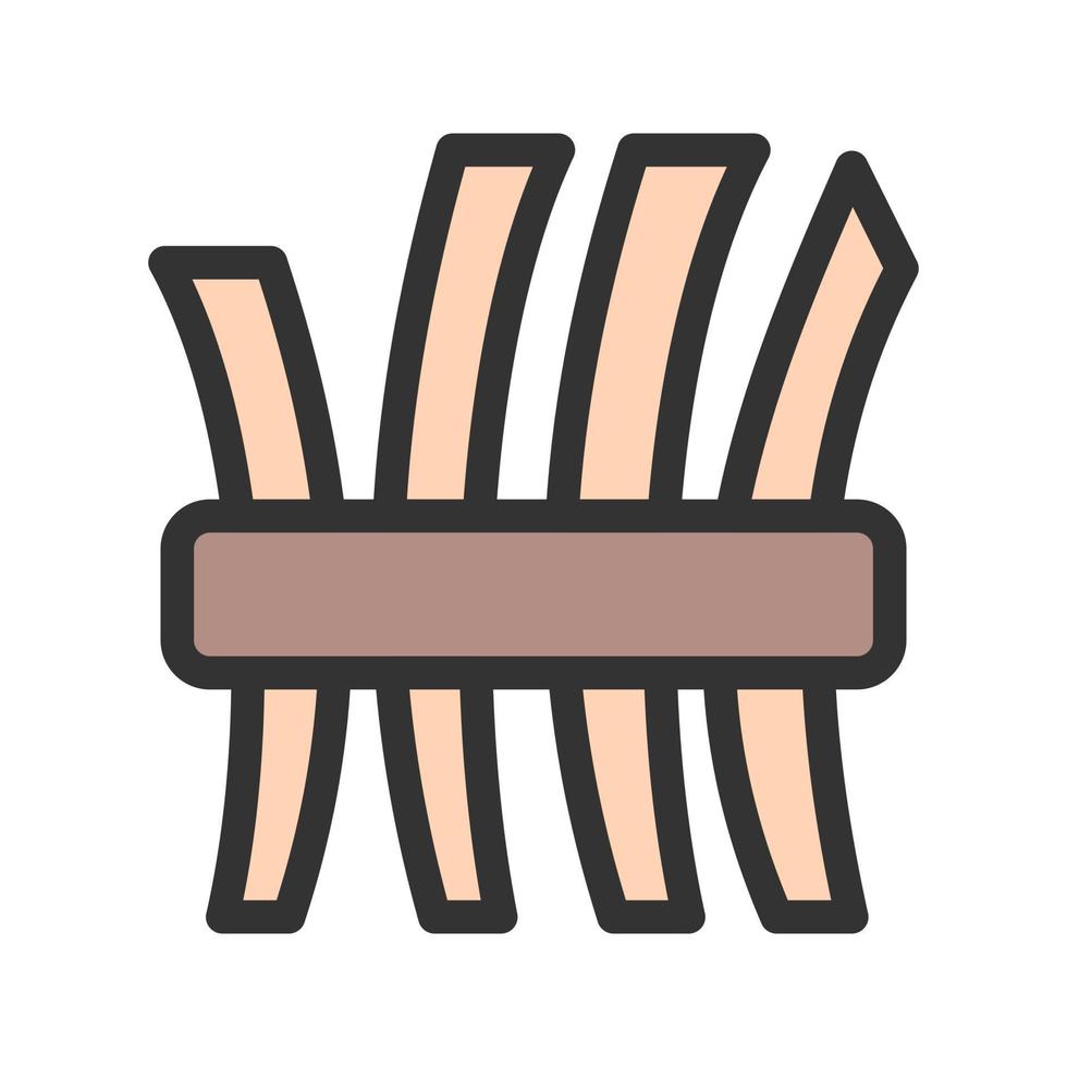 Harvest Filled Line Icon vector