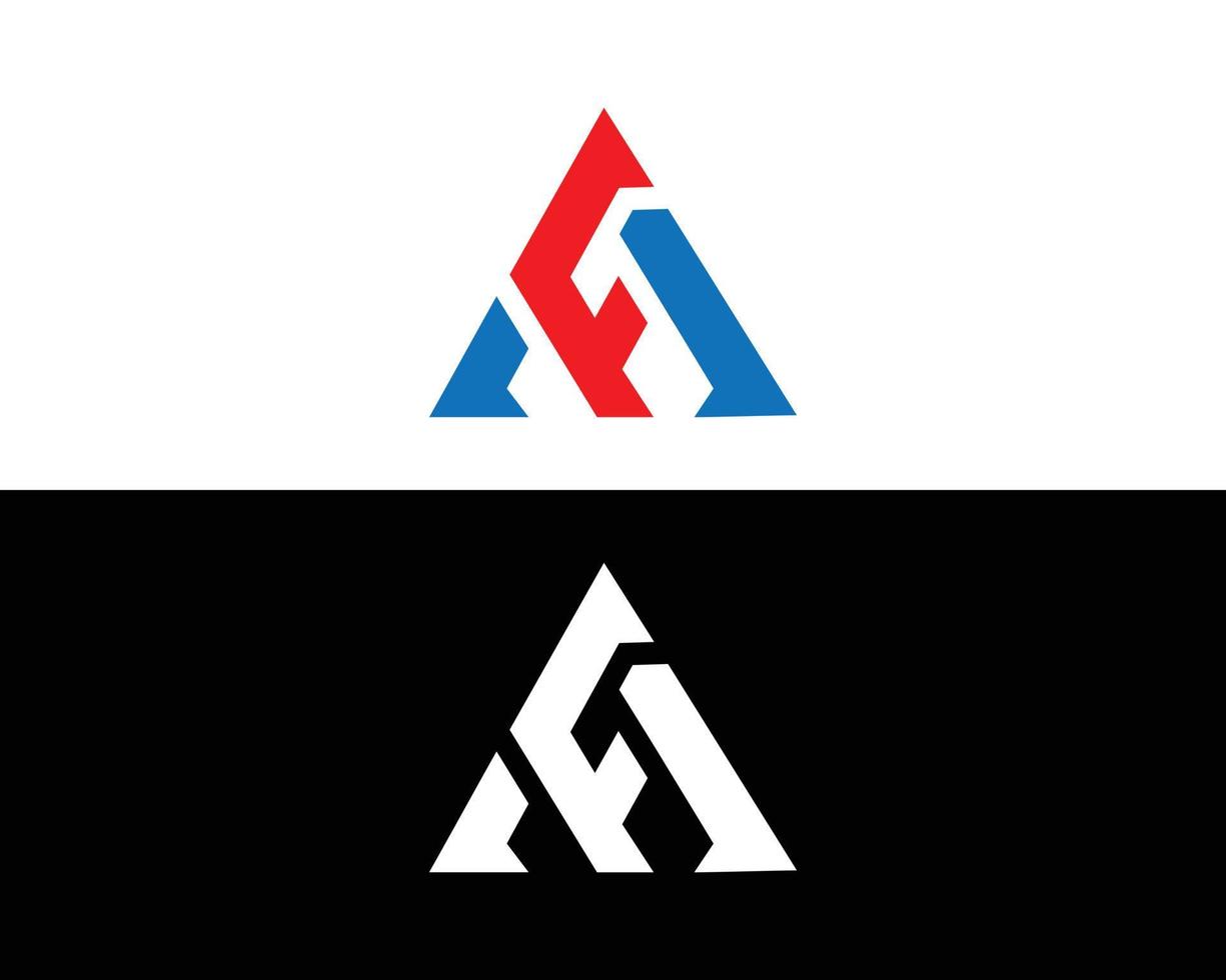 AF And FA Logo And Icon Design Creative Vector Template.
