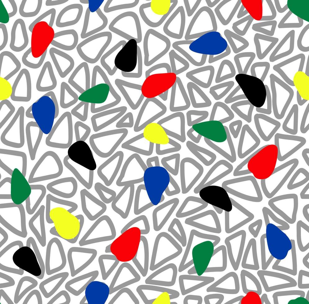 Abstract and geometric seamless pattern. vector