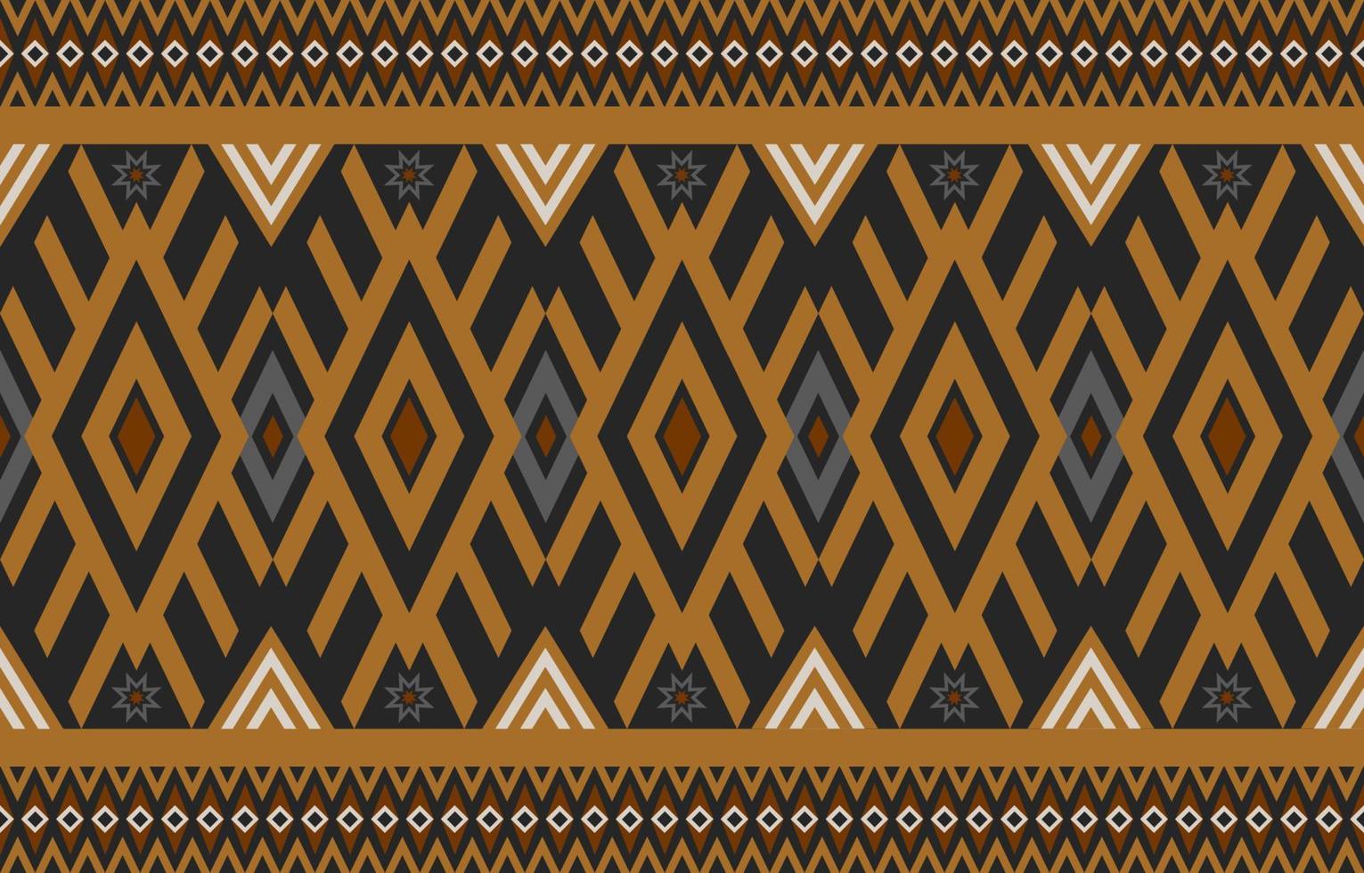 Geometric abstract ethnic pattern seamless design for background or wallpaper, carpet, cloth, Batik, and clothes. Vector illustration. pattern sty.