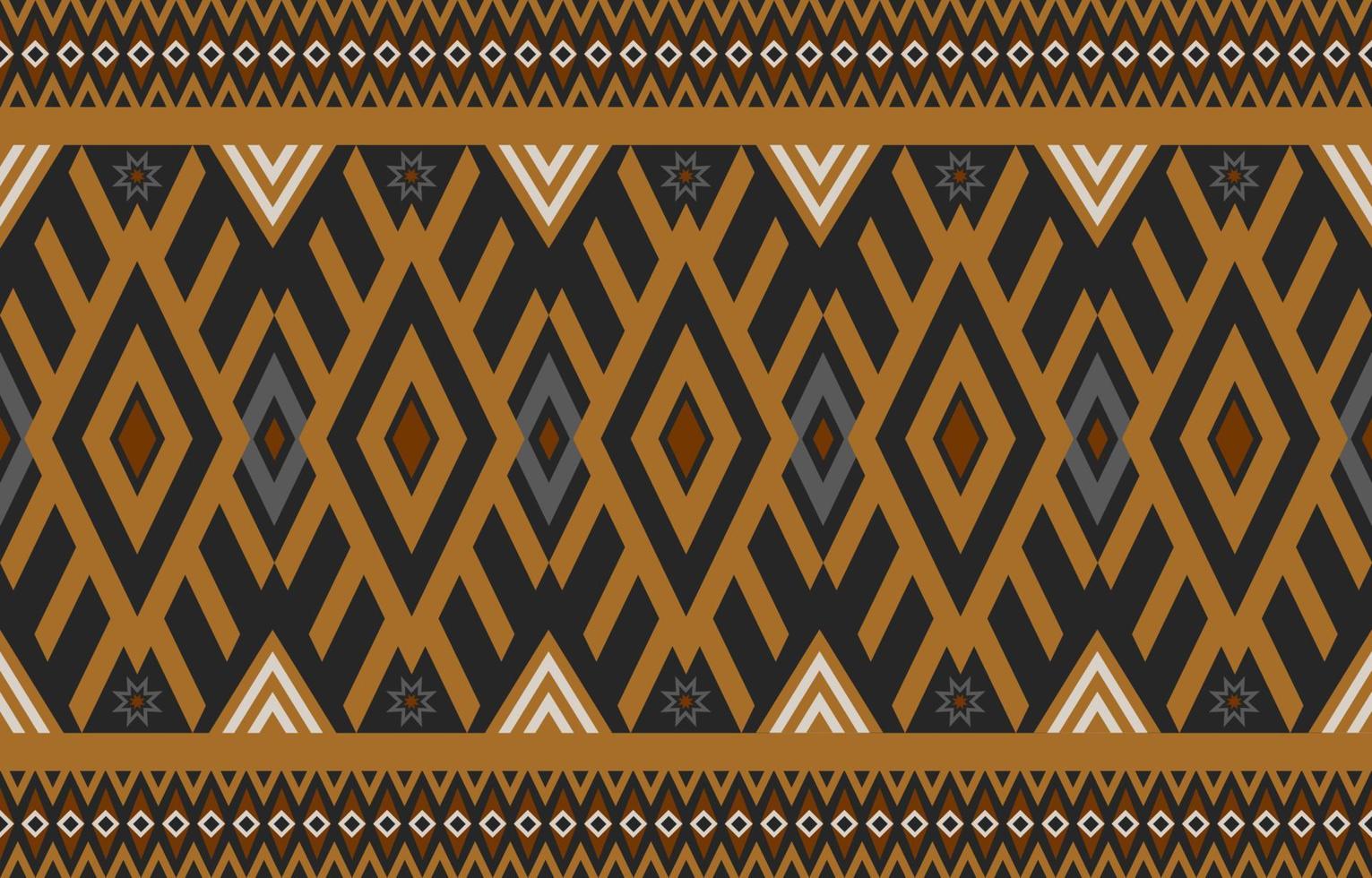 Geometric abstract ethnic pattern seamless design for background or wallpaper, carpet, cloth, Batik, and clothes. Vector illustration. pattern sty.