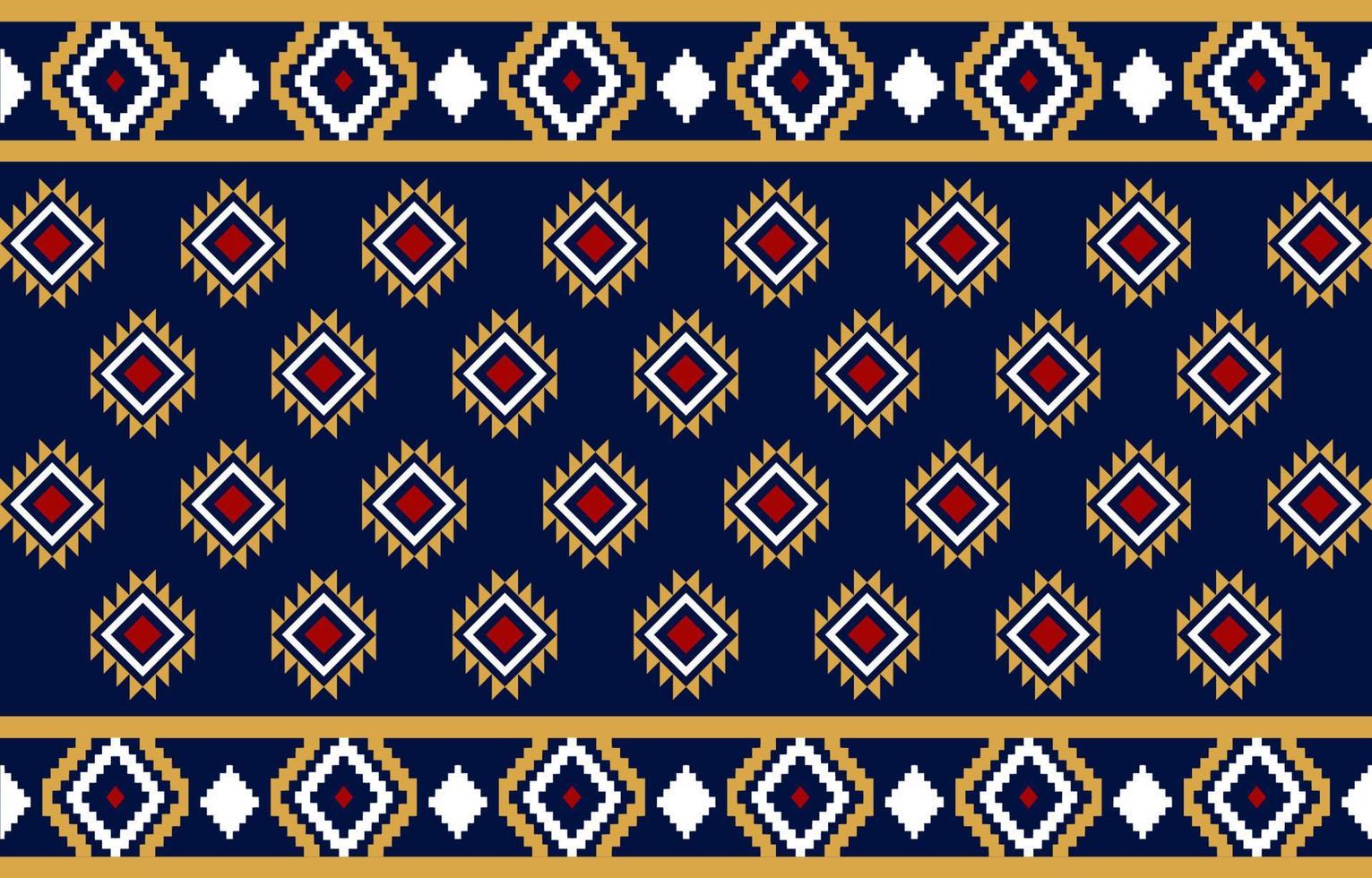 tejido abstracto geométrico tejido patrón étnico diseño sin costuras para fondo o papel tapiz, alfombra, tela, batik y ropa. ilustración vectorial orzuelo patrón. vector