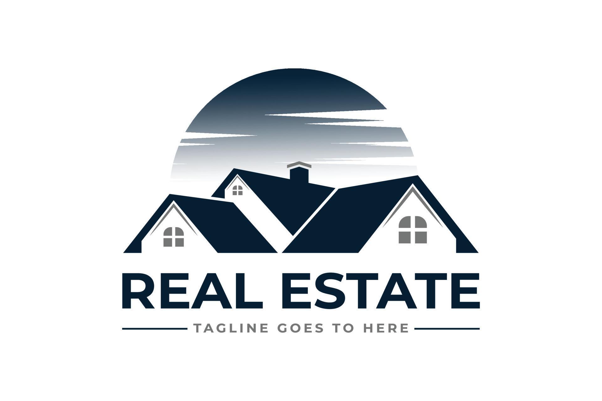 Real Estate Logo Design 8646755 Vector Art at Vecteezy