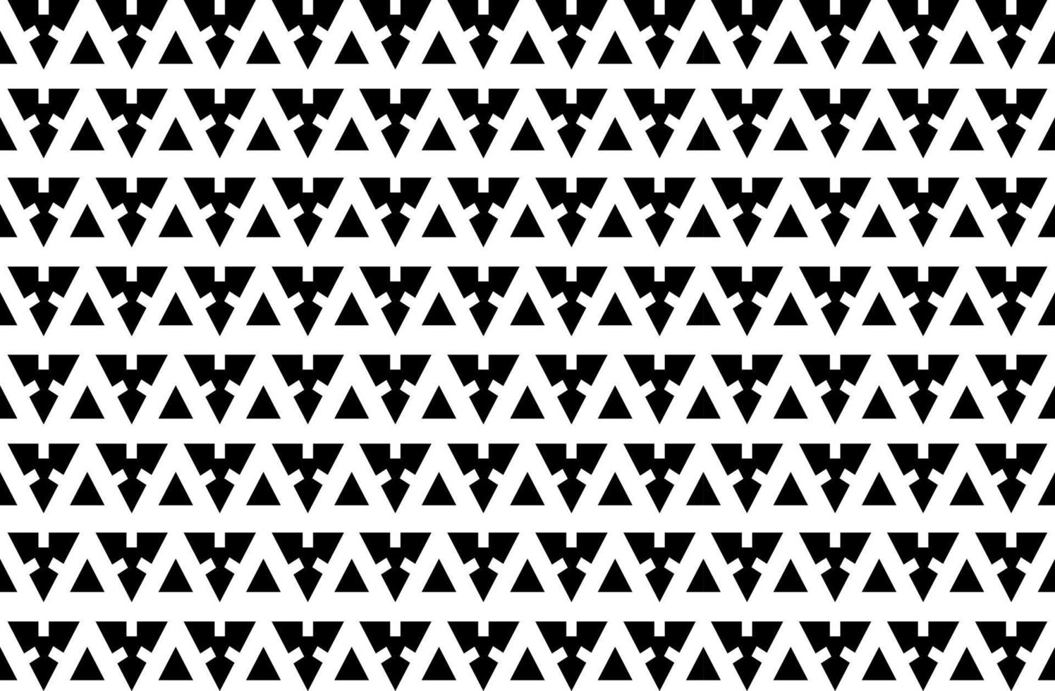 Abstract black and white pattern. Monochrome seamless geometric pattern. Repeating shapes, geometric elements. vector