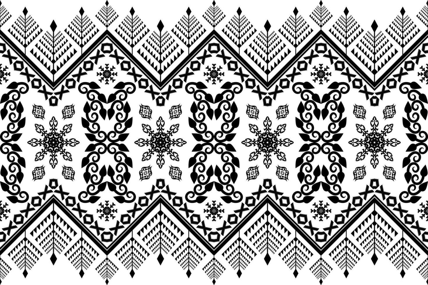Beautiful embroidery.geometric ethnic oriental pattern traditional.Aztec style,abstract,vector,illustration.design for texture,fabric,clothing,wrapping,fashion,carpet,print. vector