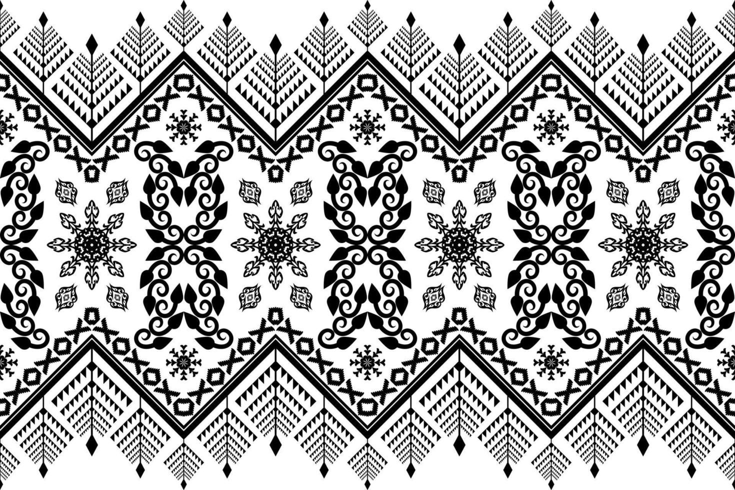 Beautiful embroidery.geometric ethnic oriental pattern traditional.Aztec style,abstract,vector,illustration.design for texture,fabric,clothing,wrapping,fashion,carpet,print. vector