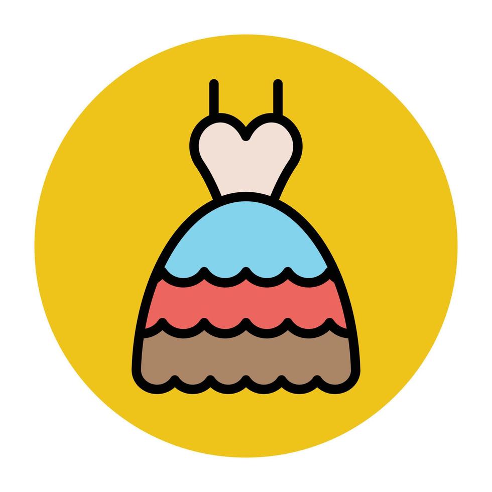 Trendy Frock Concepts vector