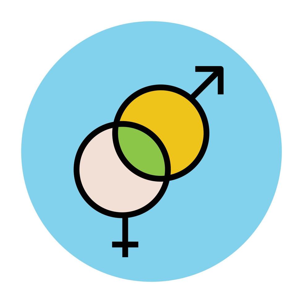 Trendy Genders Concepts vector