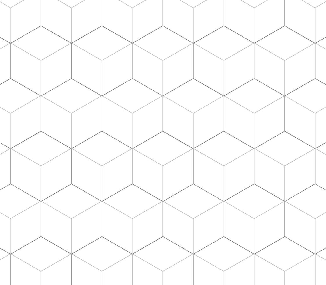 fondo de forma de polígono abstracto blanco. patrón de caja cuadrada. telón de fondo geométrico. decoración de mosaicos. elemento de plantilla de diseño creativo. vector