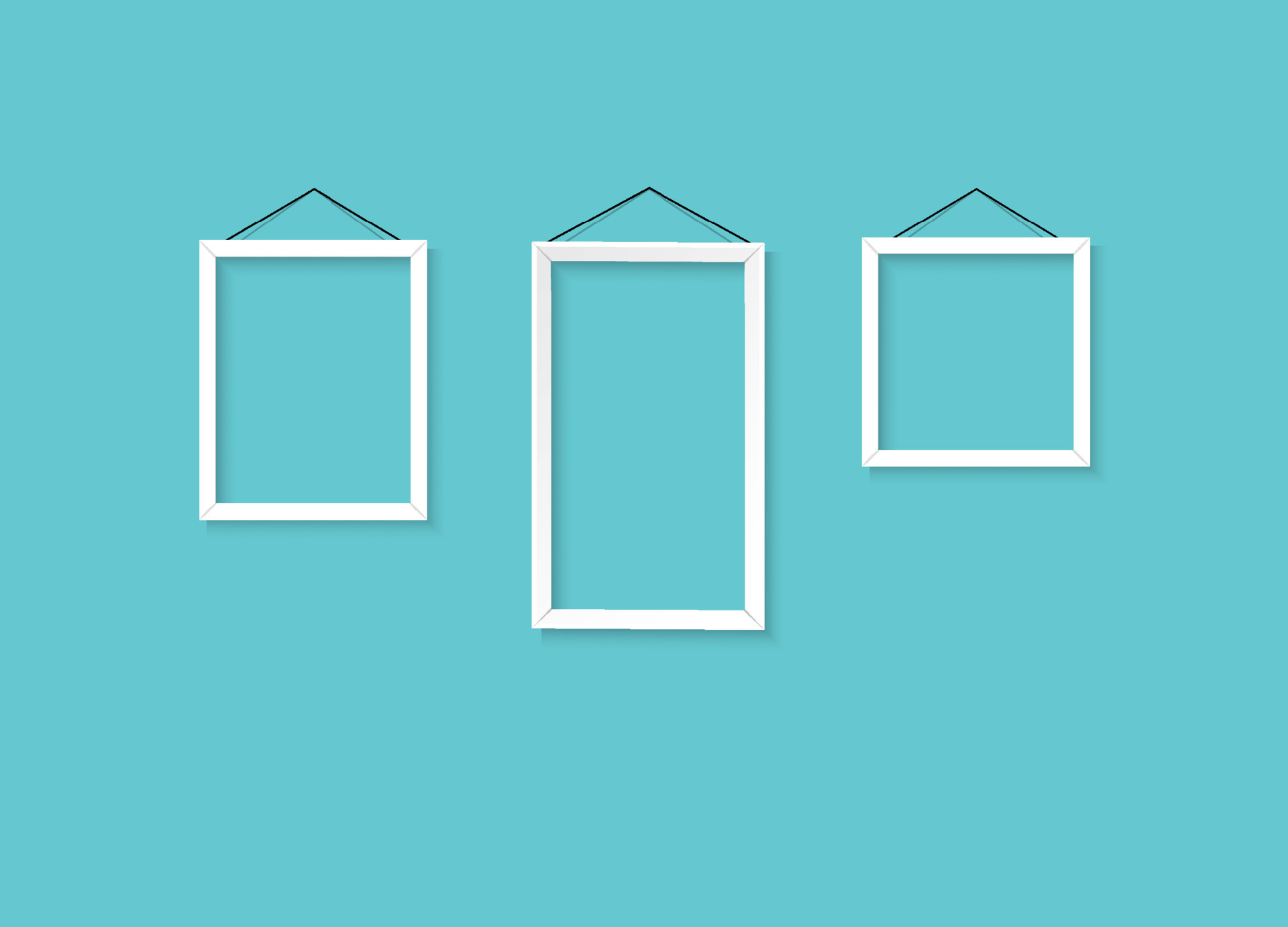 Canvas border. Canvas border