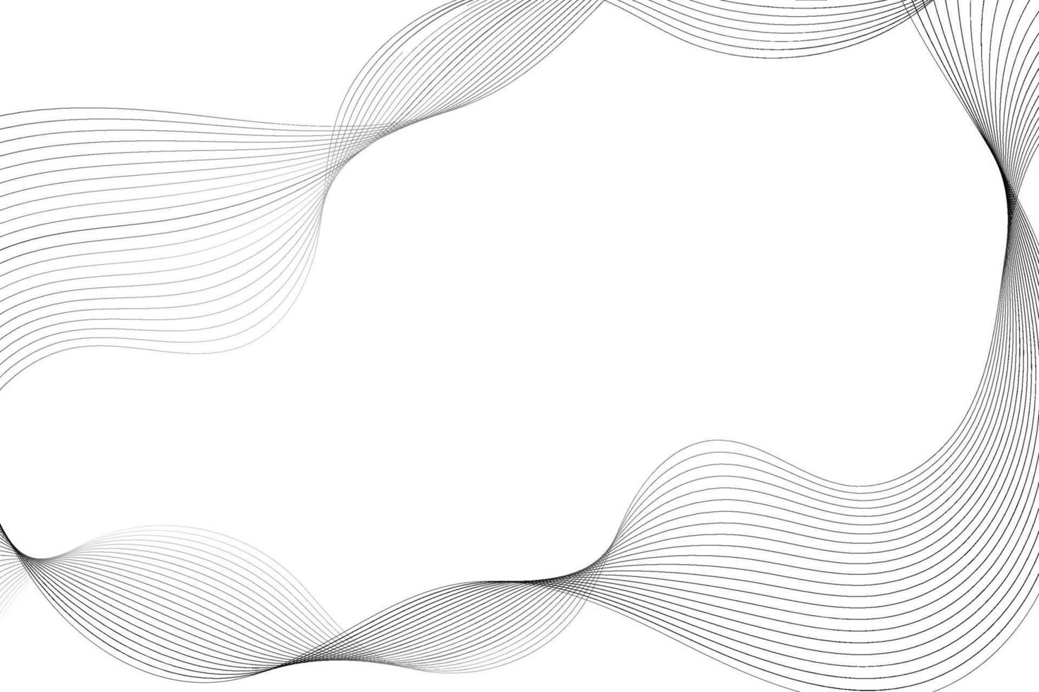 fondo abstracto blanco y negro con onda vector