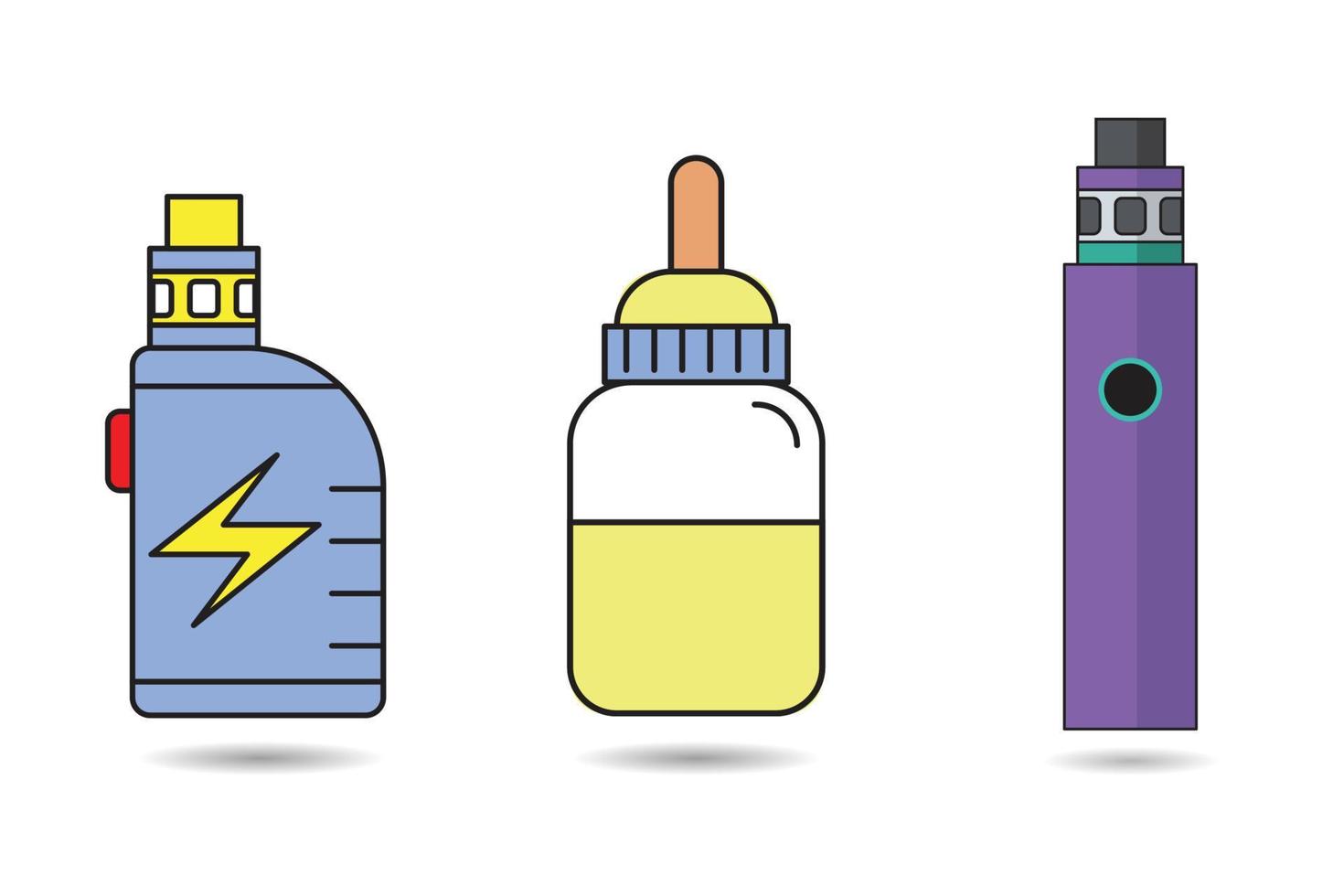 vape logo design good for vape shop vector