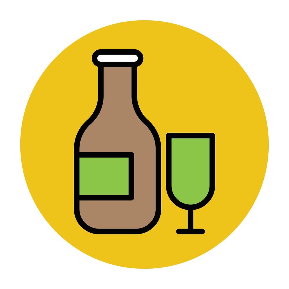 conceptos de bebidas de moda vector