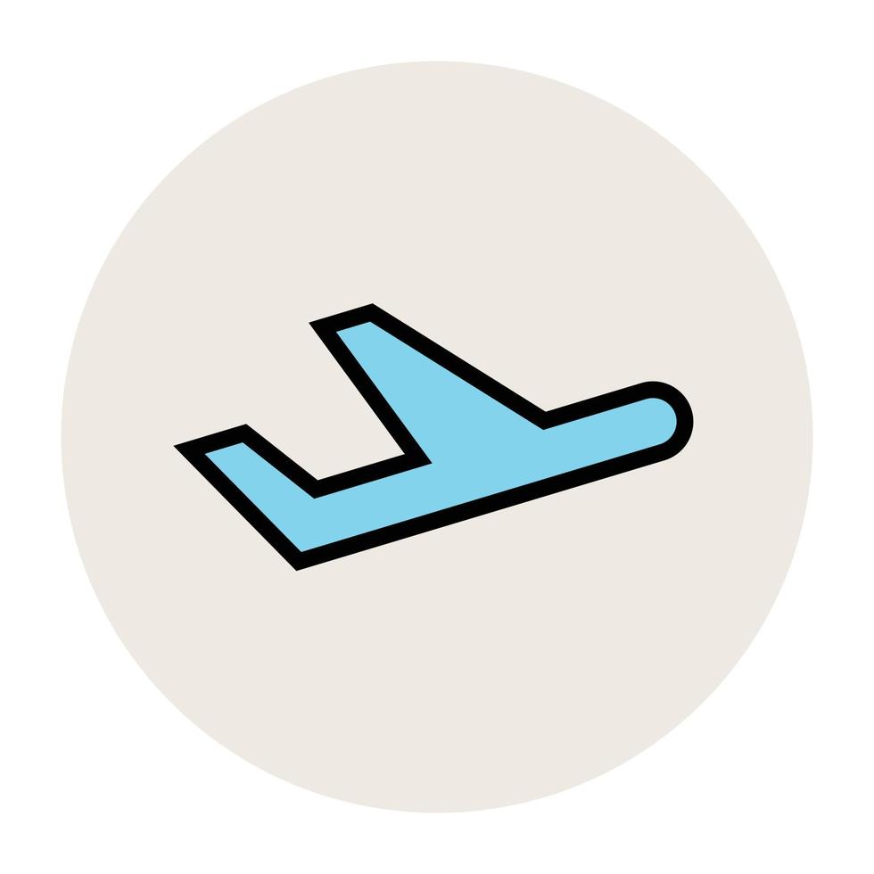 Trendy Airplane Concepts vector