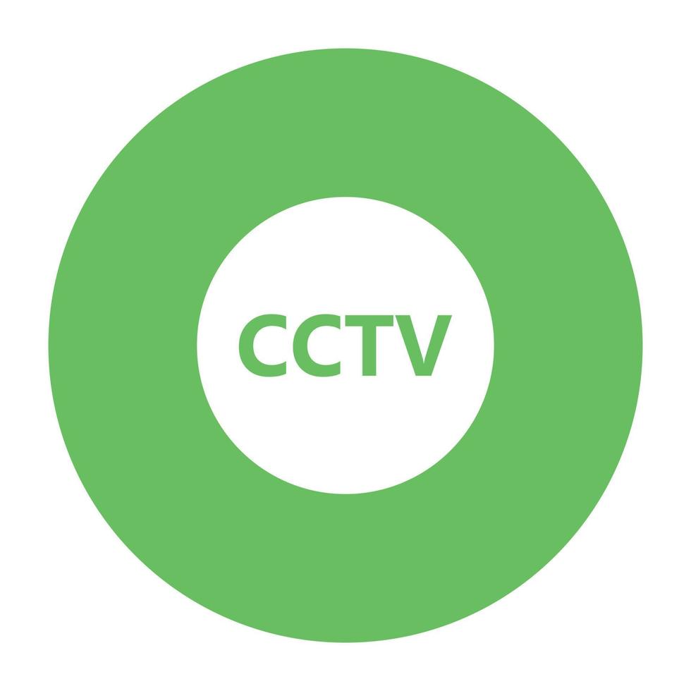Trendy CCTV Concepts vector
