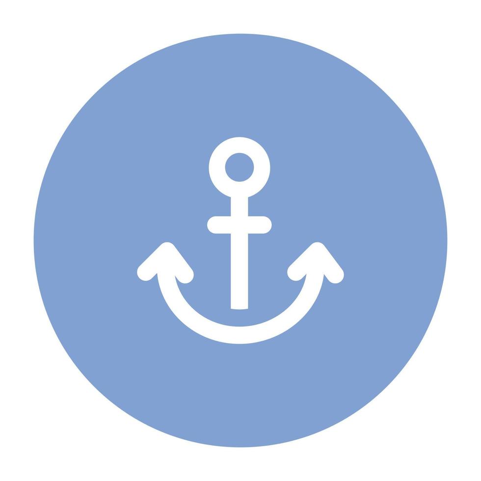 Trendy Anchor Concepts vector