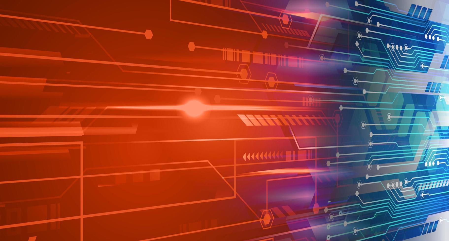 cyber circuit future technology concept background vector