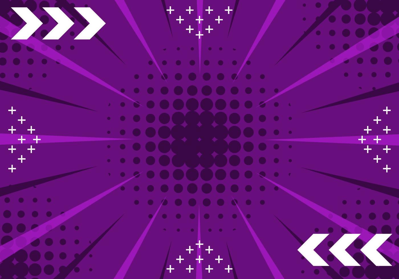 fondo abstracto de arte pop púrpura vector