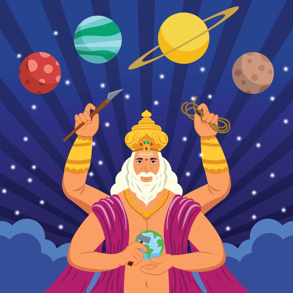 festividad de vishwakarma puja vector