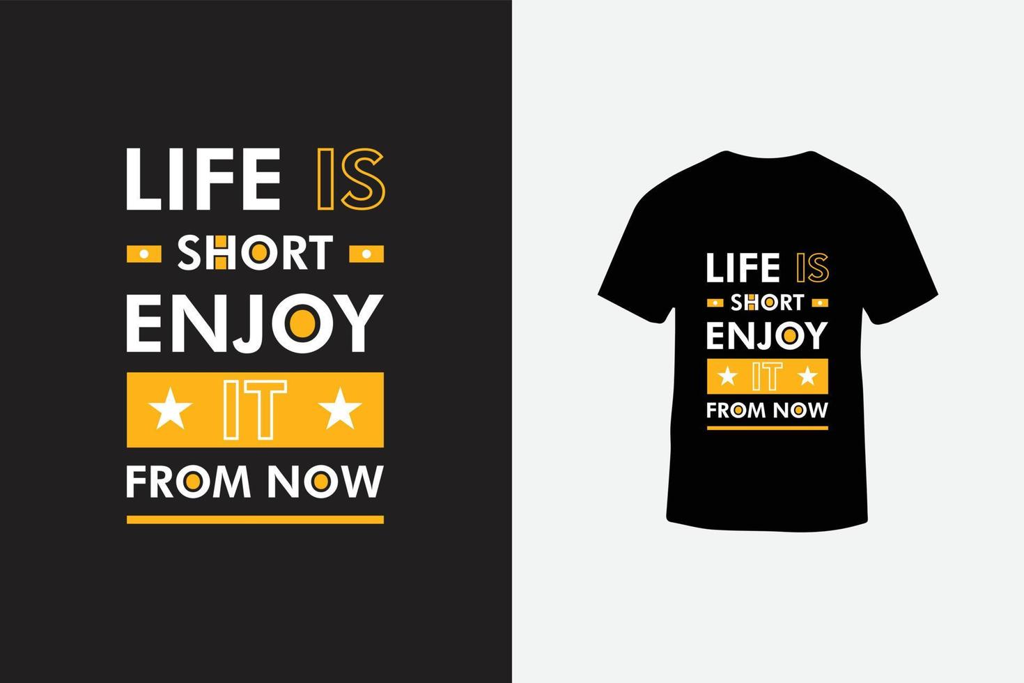 Creative typography t shirt design with motivational quotes vector