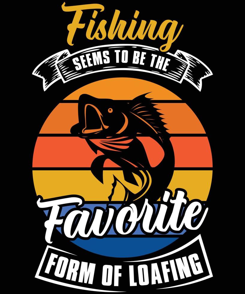 Fishing designs vector for print on demand