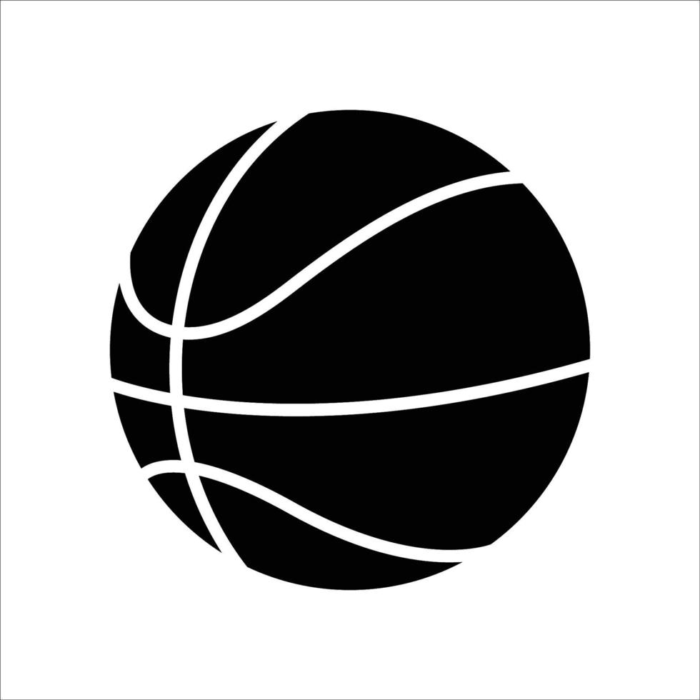 basketball icon vector design template simple and clean