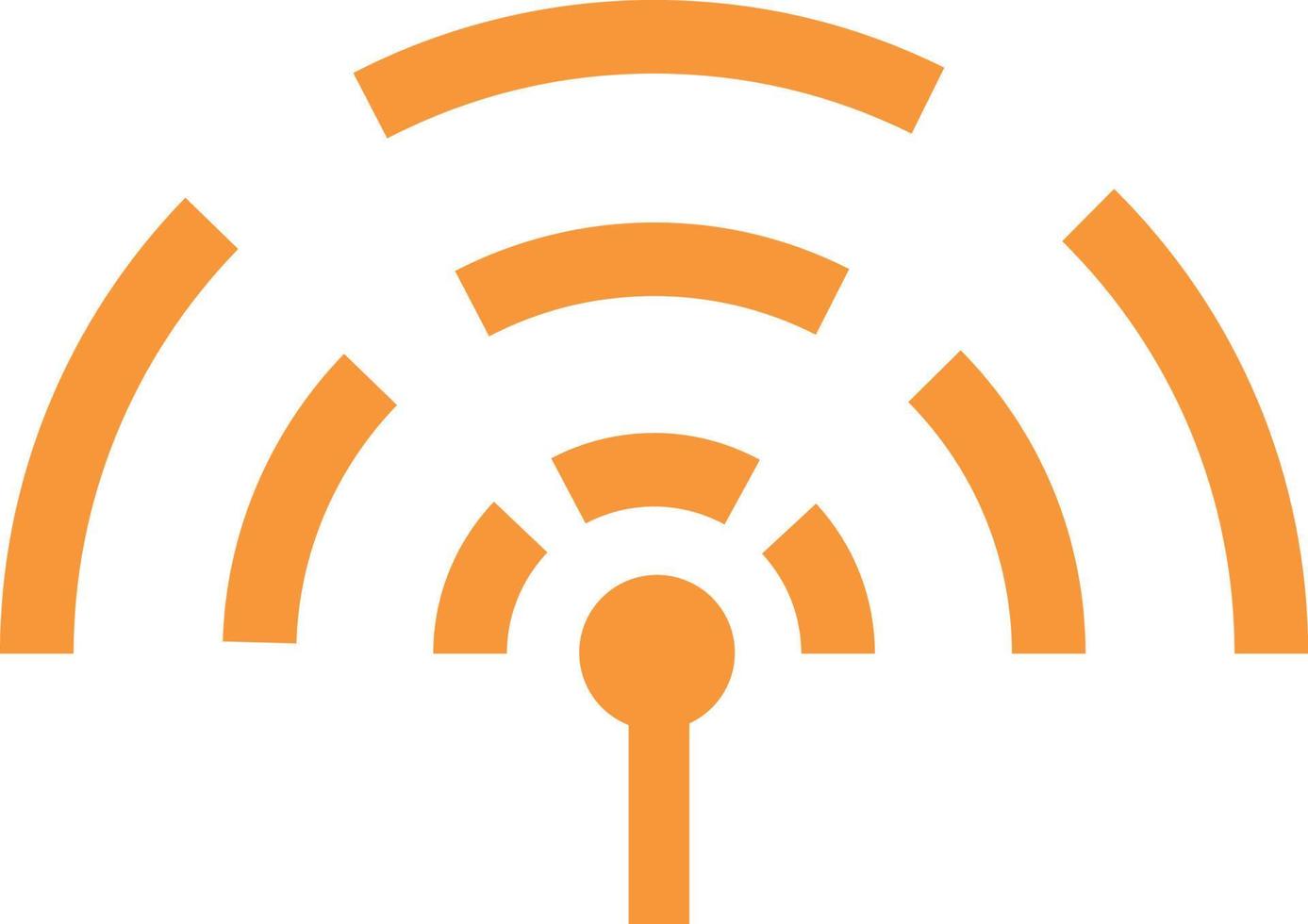 Internet connection sharing semi flat color vector object