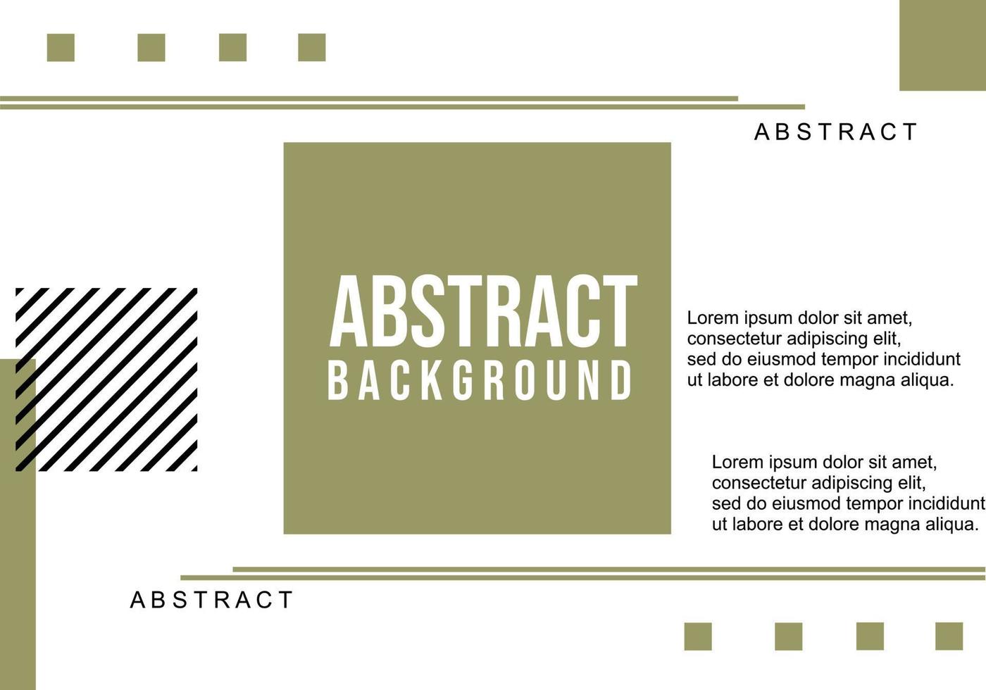 khaki color cover design. modern and minimalistic abstract background. design for landing page, website, banner vector