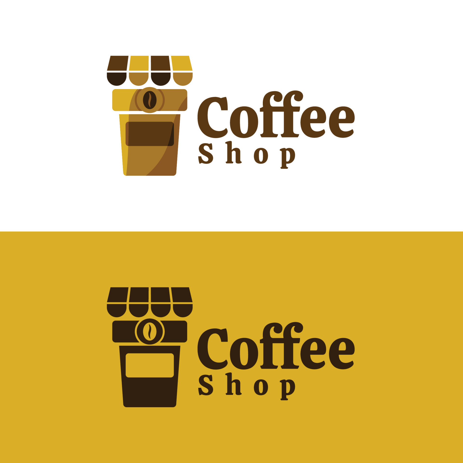 Coffee Shop company name 8652909 Vector Art at Vecteezy