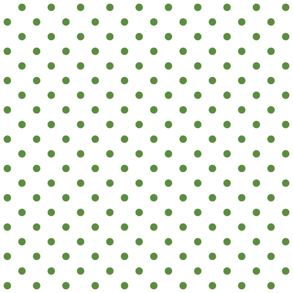 polka dots pattern green vintage background vector