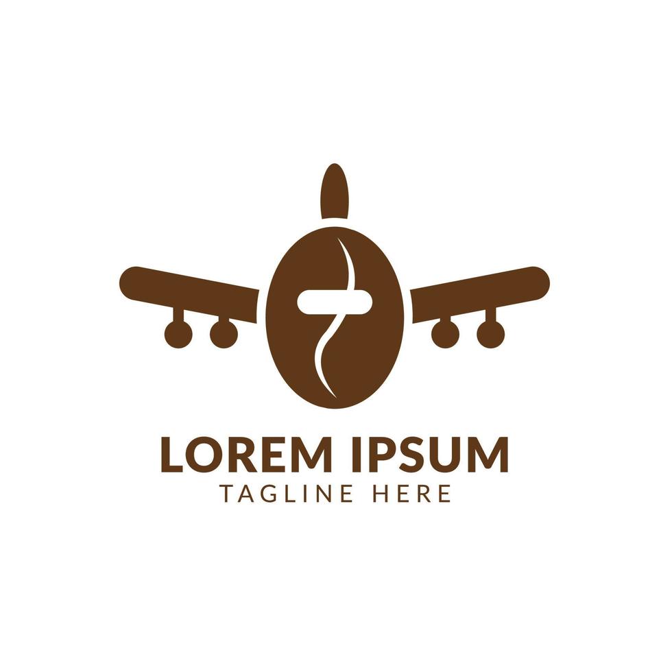 Coffee Trip logo design template,creative coffee logo design inspiration,Fly Coffee Logo Template, Icon, Symbol vector