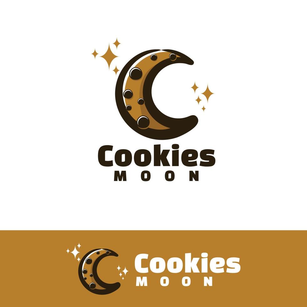 Cookies moon art illustration vector